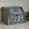 star metal bread box|Park Designs Galvanized Star Metal Bread Box .